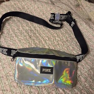 *LAST DAY* PINK Victoria's Secret Iridescent Belt Bag
